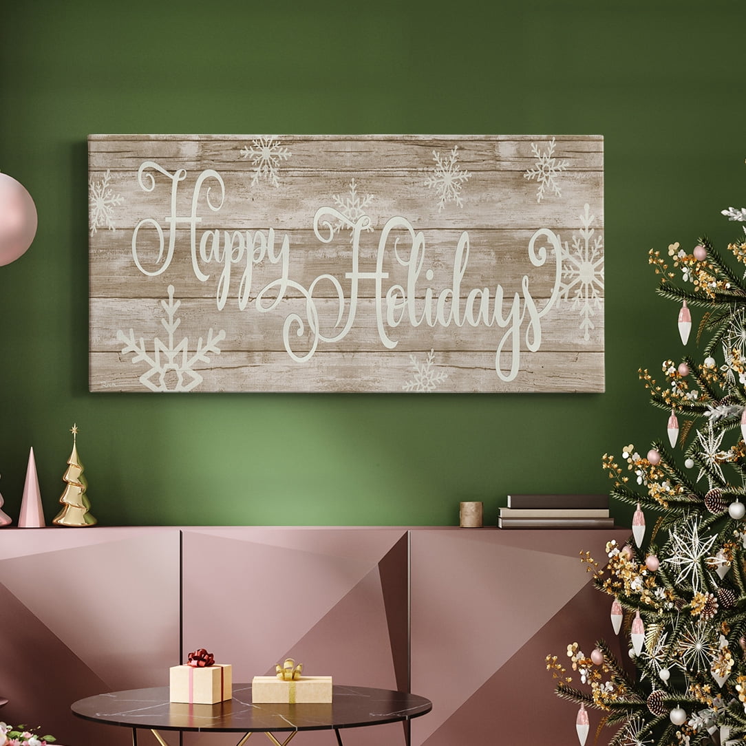 Happy Holidays- Gallery Wrapped Canvas