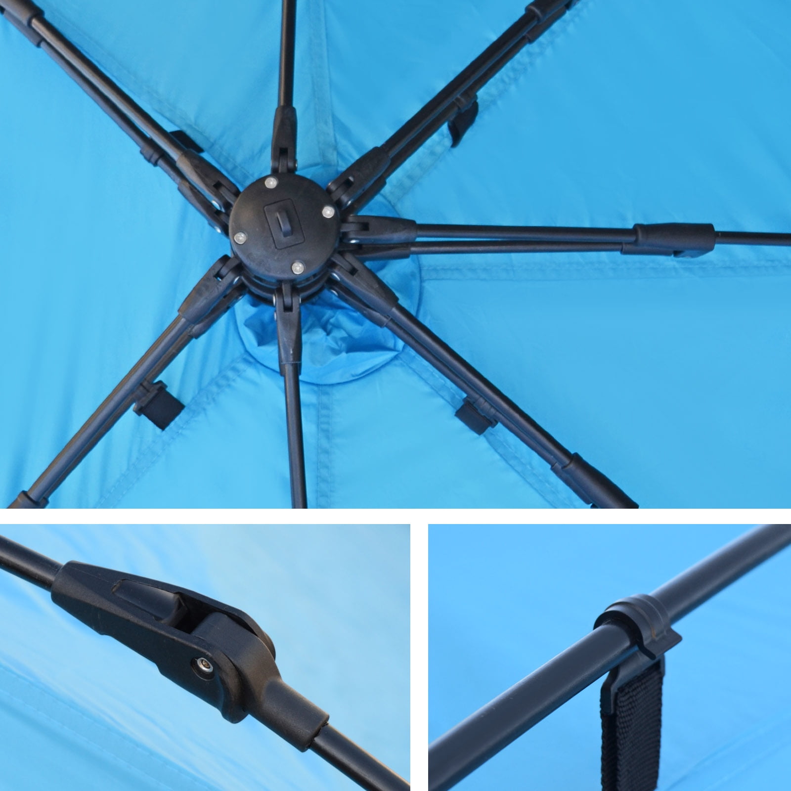 Strong Camel 8'x8' Instant Pop Up Beach Tent Portable Shelter Canopy Portable Waterproof Camping Shade Tent Outdoor