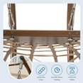 thumbnail image 3 of RADIATA Egg Hanging Chair with Stand, Golden, 3 of 10