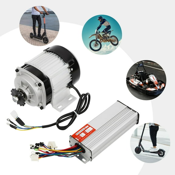 Wildnix High-Power 750W Brushless Motor, 3-Speed Adjustable, 3100RPM No-Load Speed, Waterproof, Efficient & Energy-Saving for Electric Tricycle