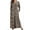 Leopard, variant on Women's Plus Size Casual Long Sleeve Dress Crewneck Loose Maxi Dress with Pockets 2X-5X