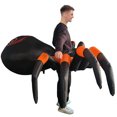thumbnail image 2 of Assorted Ocean & Spider Inflatable Costumes For Adults - Marine & Horror Theme Party Outfits (Fits 59"–74.8" / 150-190cm),Height 59"–74.8",tarantula, 2 of 5