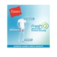 thumbnail image 4 of Hanes Men's Stretch White V-Neck Undershirts, 3 Pack, 4 of 6
