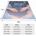 thumbnail image 3 of Hug Blanket, Comfort Blanket, Hug Healing Blankets with Inspirational Words,Get Well Soon Presents for Women After Surgery, 3 of 9