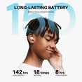 thumbnail image 3 of 2022 Auriculares inalámbricos, Tribit 150H Playtime Bluetooth 5.2 IPX8 Waterproof Earbuds, Flybuds 3S Blancos, 3 of 6
