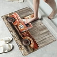 thumbnail image 4 of YIMEIS Retro red truck Fall Kitchen Mats Set of 3,Xmas Winter Seasonal Farmhouse Home Seasonal Decorations Rugs for Floor - 16''*24'' and 20''*30'' and 17''*47'' in, 4 of 10