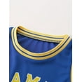 thumbnail image 7 of Fdqin Boys Athletic Shorts Set 6 Pieces Basketball Jersey Outfits for Kids Sleeveless Tank Top and Shorts Summer Activewear Red Yellow Blue 7-8Years, 7 of 7