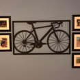 thumbnail image 2 of Adorno De Bicicleta De Metal, Arte De Pared, Figura Colgante De Ciclo, Regalo Para Ciclistas, Ciclista Eigraketly OD013811-00, 2 of 6