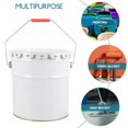 thumbnail image 2 of Metal Paint Bucket Empty Paint Can Large Capacity Paint Container Home Paint Bucket with Lid, 2 of 4