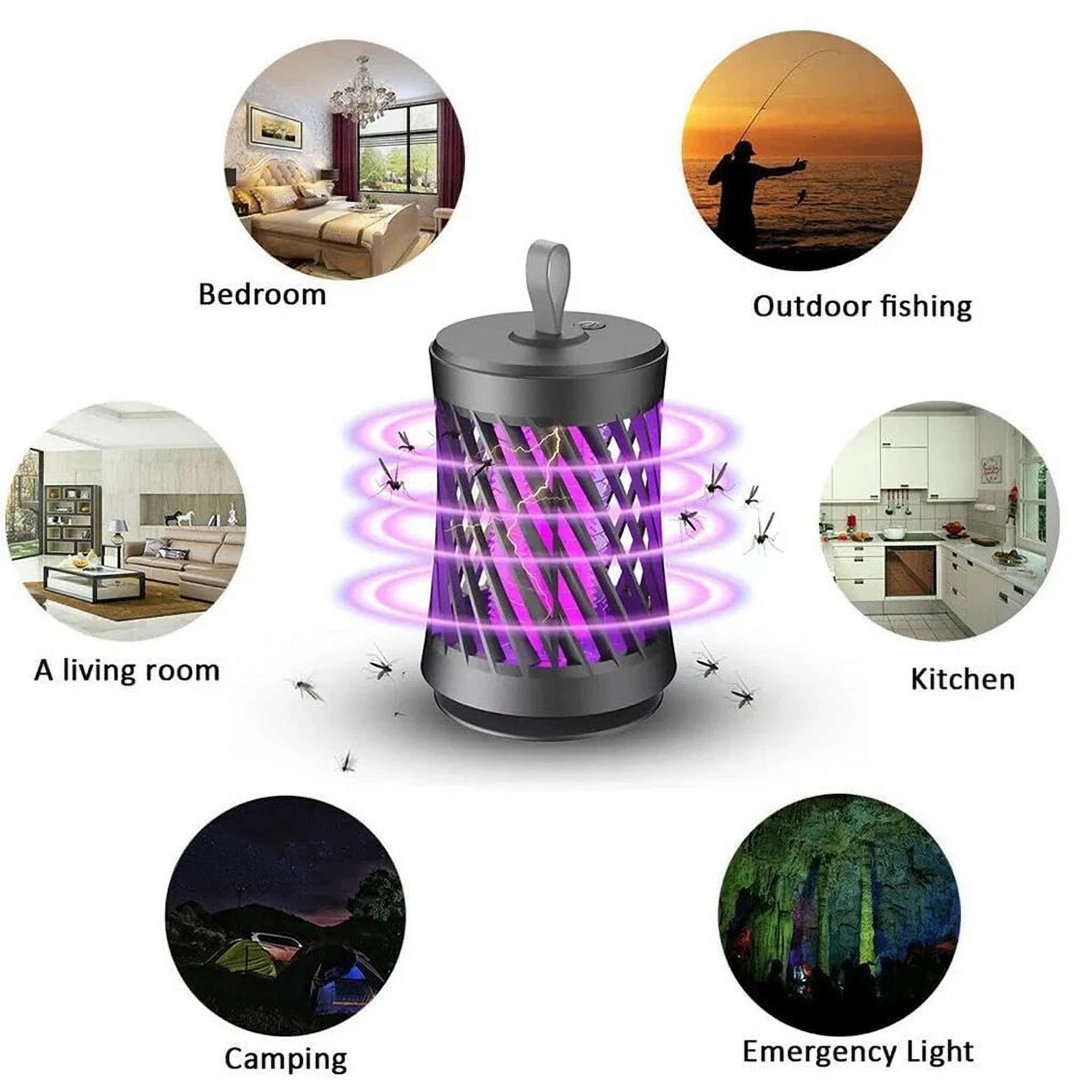 PURELY- 2 In 1 Mosquito Zapper Powerful Fly Zapper With Purple Lights For Home Garden