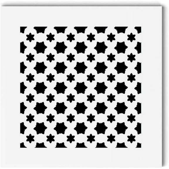 Acrylic Air Vent Cover Hexagon Pattern Air Vent Covers Register Overall White Finish Decorative Covers Decorative White Register Grille for Walls & Ceilings 7.8" x 7.8" DIY