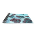 thumbnail image 2 of Ahgly Company Indoor Rectangle Abstract Light Blue Contemporary Area Rugs, 8' x 12', 2 of 4