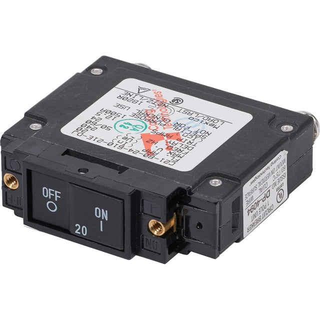 Blue Sea Systems 7457 Blue Sea 7457 UL-489 Circuit Breaker - 20A Flat Rocker