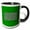 Black/White, variant on 3drose, Decorative Rectangular Celtic Interlaced Knot Pattern 3, 15oz Mug