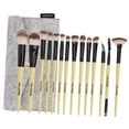 thumbnail image 4 of 14x brochaméticas para maquilje, corrector en polvo, , jos, delineador jos Negro shamjiam Pinceles cosméticos para maquillaje, 4 of 7