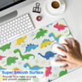 thumbnail image 4 of Long Mouse Pads for Desk,Colorful Dinosaur Paradise Pattern Desk Mats on Top Of Desks, Desk Mouse Pad Extra Large with 3mm Non-Slip Base and Stitched Edge for Gaming,Office,Work,Home 31.5"x11.8", 4 of 6