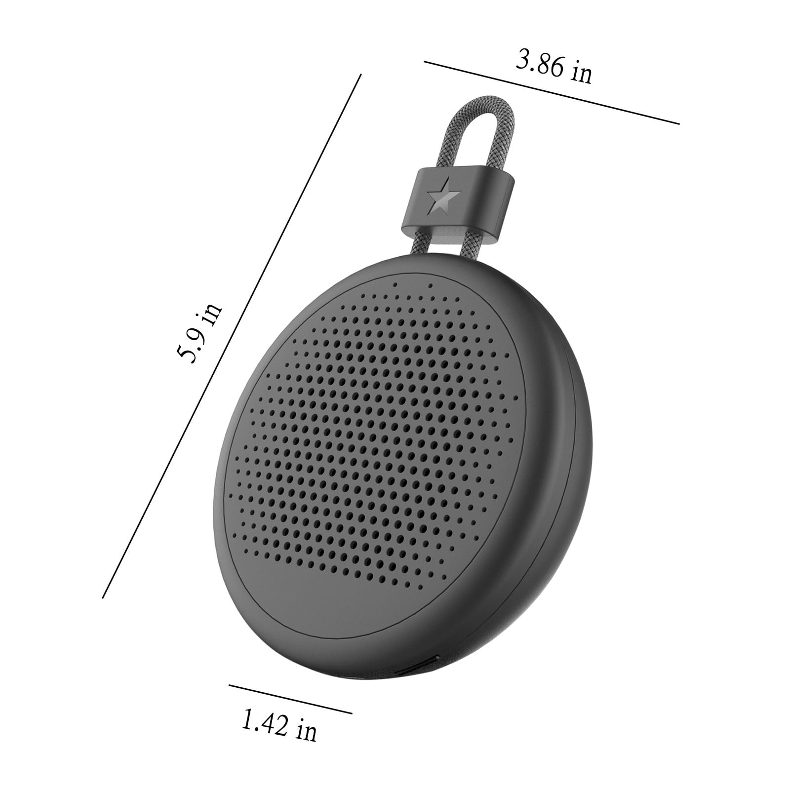 ZYXWVU Bluetooth Speaker Rechargeable Portable Wireless Stereo Speaker for Outdoor Home Computer Phone Loud Sound Compact Music Speaker
