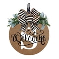 thumbnail image 1 of Xihbxyly Placa para Corona de Puerta Principal, Decoración para Todo El Año, Estilo de Temporada, Señal de Bendición Familiar, Lista para Regalar, Tamaño 30 X 30 Cm, 1 of 1