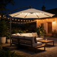 thumbnail image 4 of Parasol d'Extérieur Élégant, Parasol de Piscine, Parasol de Patio à Levier, 4 of 5
