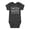 HEATHER CHARCOAL, variant on Instant Message - Hello World I'm New Here Baby Graphic One Piece