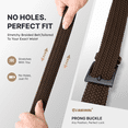 thumbnail image 6 of FAIRWIN Elastic Men's Golf Belts Casual Braided Nylon Work Belts for Men, 6 of 11