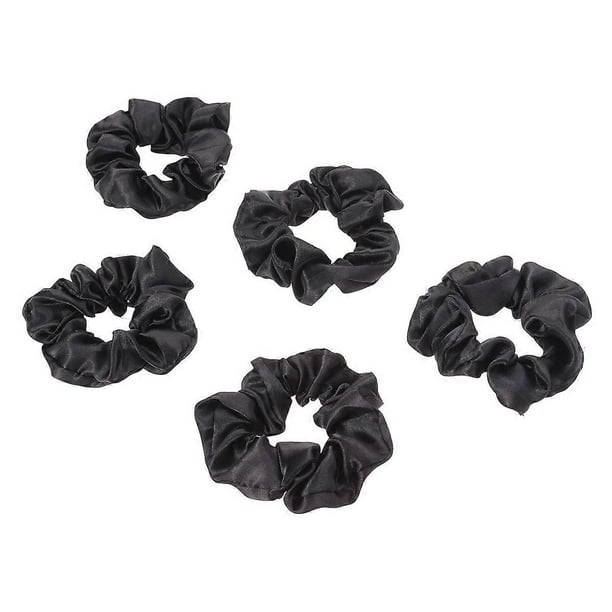 Elastic Hair Ties Simple Design Circular Hold Hair Accessories for Women Girls 5 Pcs