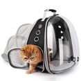 thumbnail image 1 of Mochila para perros y gatos, cápsula espacial, bolsas de transporte para gatos y perros, mochila de transporte portátil, bolsa de transporte para mascotas, 1 of 5