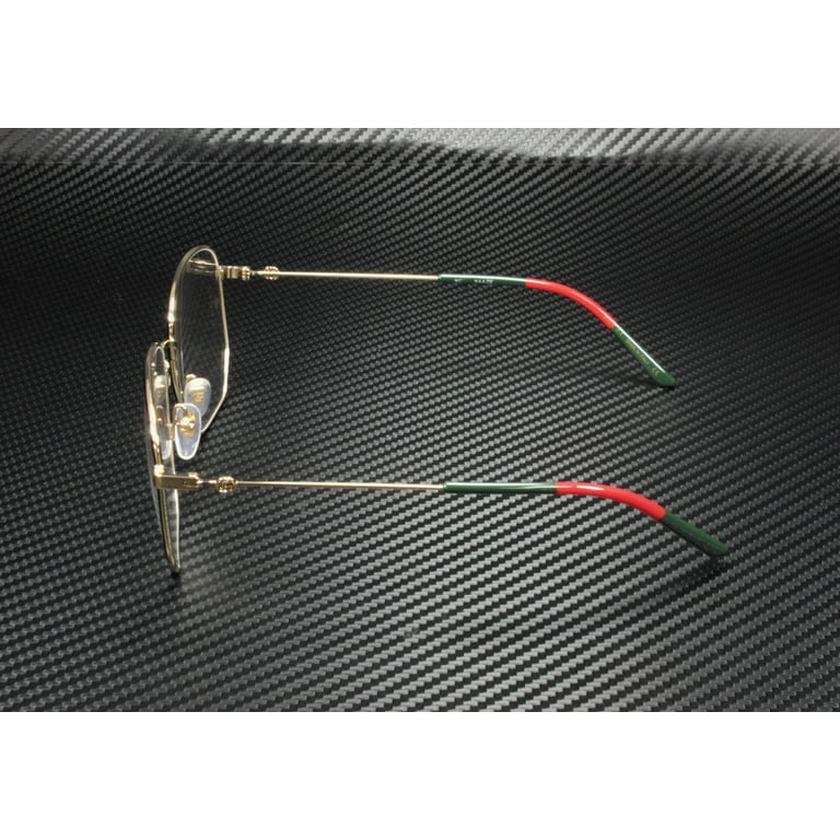 メガネ GUCCI Gucci - GG0396O-001 - gold-gold-transparent Amazon.com: Gucci Octagonal Eyeglasses GG0396O 001 Gold