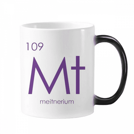 

Chestry Elements Period Table Transition Metals Meitnerium Mt Mug Changing Color Cup Morphing Heat Sensitive 12oz
