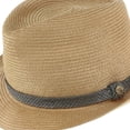 thumbnail image 3 of Sandbar - Walrus Hats Paper Braid Straw Fedora Hat w/ Grey Band, 3 of 7