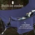 thumbnail image 2 of Coleman Portable Camping Chair with 4-Can Cooler, Cushioned Seat & Back with Side Pockets & Cup Holder, Carry Bag Included, Great for Camping, Tailgating, Firepits, Patio, & More, 2 of 8