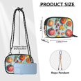 thumbnail image 4 of FORMRS Mini Crossbody Bag for Women Adjustable Rope Shoulder Casual Phone Purse, Yellow Tomatoes, 4 of 7