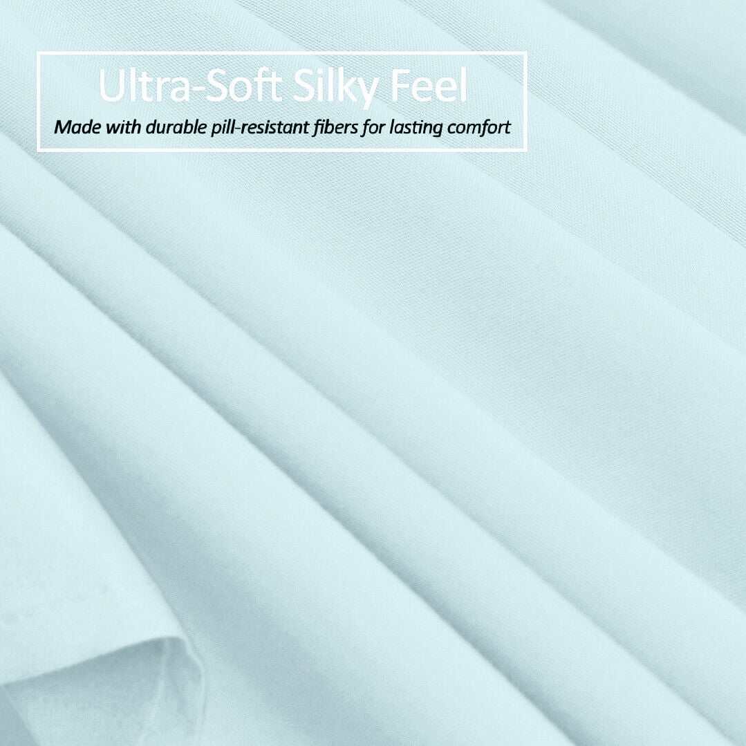 Luxury Bed Skirt  Solid Microfiber Pleated 14" Drop Premium Dust Ruffle