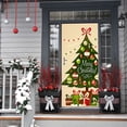 thumbnail image 4 of Christmas Tree Door stickers Decorations, Merry Christmas Xmas Wall Stickers Banners Photography Background Backdrop for Indoor Outdoor Decor,SP-F805,XL(47.5x215cmx2Pcs, 4 of 15