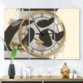 thumbnail image 2 of Designart 'Glam Collage I' Modern wall clock, 2 of 3