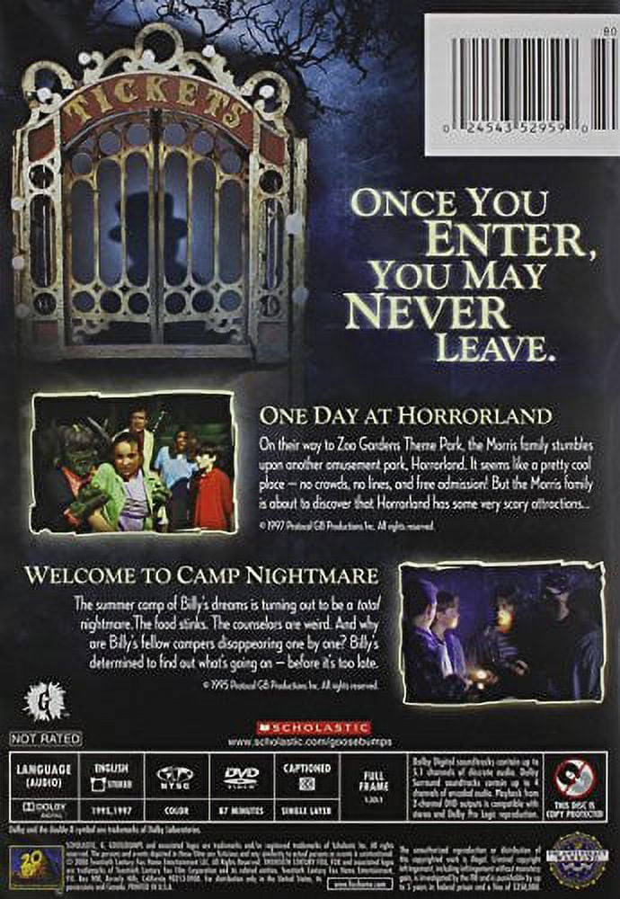その他 bumps: One Day at Horrorland [DVD] [Import] 6g7v4d0 Amazon.com: Goosebumps: One Day at Horrorland / Shocker on