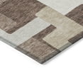 thumbnail image 4 of Addison Rugs Chantille Indoor/Outdoor Transitional Geometric Brown Washable Rectangle Rug, 3' x 5', 4 of 6