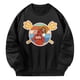 thumbnail image 1 of Sudadera con cuello redondo para mujer Ropa deportiva Estampado gráfico Ropa de mujer Manga larga S, 1 of 8