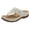 A03-Beige, variant on Women's footbed platform sandal with +Comfort, Wide Widths Available Summer Shoes Beach Shoes Sandals Summer Shoes Beach Shoes (A03-Beige,9)