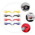 thumbnail image 4 of 4 Pairs Decor Car Decals for Women Car Eyelashes for Headlights Car Stickers Funny, 4 of 6