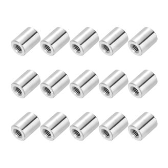 5-Pack M8 X 1.25 Hex Coupling Nuts – 304 Stainless Steel, 75mm Length, For Studs, Threaded Rods & Machine Screws