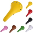 thumbnail image 6 of Rivet PU Leather Fixed Gear MTB Fixie Bike Track Bicycle Cycling Saddle, 6 of 7