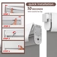 thumbnail image 2 of Allesin zen No Drill No Tools Blackout Roller Shades for Windows, ( Gray 23 x 48), Renter-friendly, UV Protection, no-drill pull-down blinds for Home, Bedroom, Office, Living Room, 2 of 9