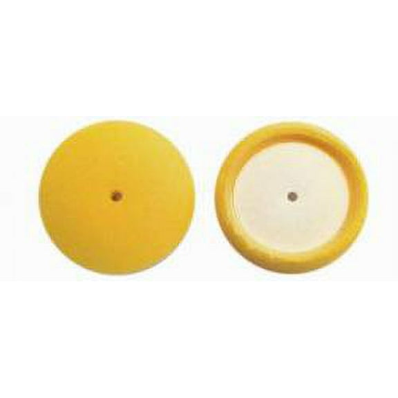 S M Arnold AR44-603 Yellow Micro Speedy Foam Buffing Pads with Loop Backing Professional