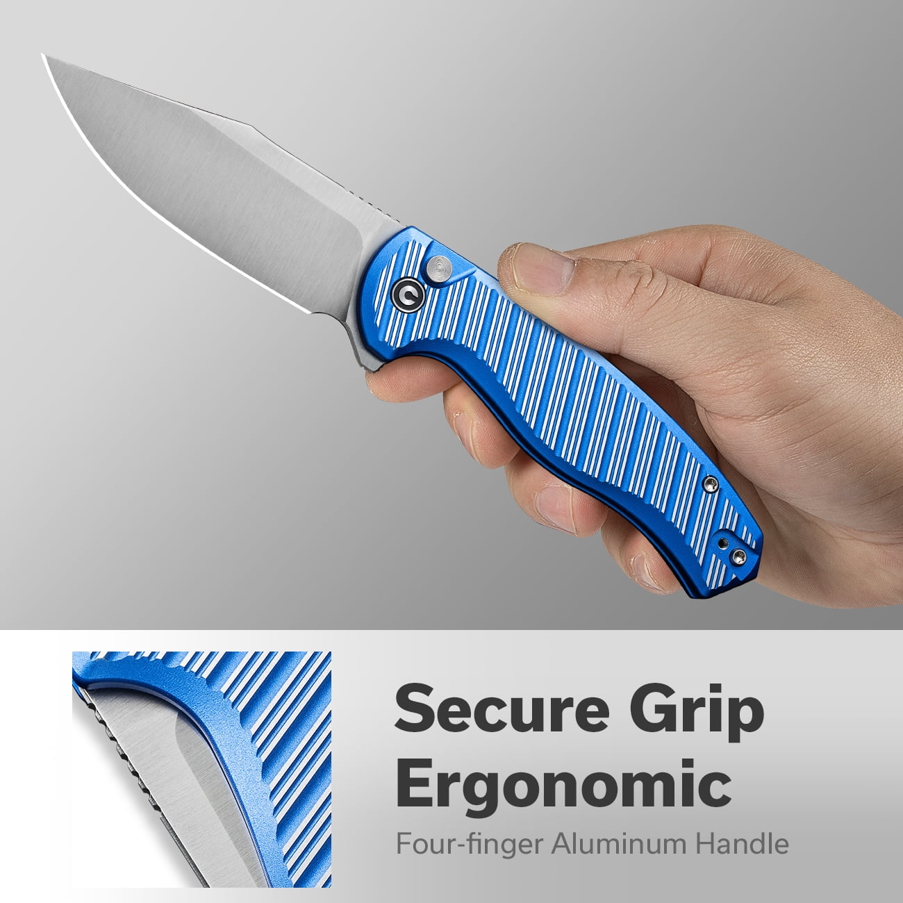 CIVIVI Pocket Folding Knife Stormhowl 3.3" Nitro-V Blade C23040B-2