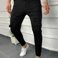 thumbnail image 2 of Vedolay Men's Pants Mens pants with Pockets, Men's Sports Casual Jogging Trousers Lightweight Outdoor Pant,Black M, 2 of 4