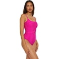 thumbnail image 4 of BECCA by Rebecca Virtue womens  Monte Carlo One-Piece, m, Pink, 4 of 6