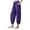 Purple, variant on Womens Pants High Waist Jeans Solid Color Pocket Denim Pants Casual Trousers