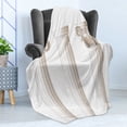 thumbnail image 4 of Pillar Soft Flannel Fleece Throw Blanket, Architecture Themed Design Ionic Doric and Corinthian Marble Columns Digital Print, Cozy Plush for Indoor and Outdoor Use, 60" x 80", Coconut, by Ambesonne, 4 of 5