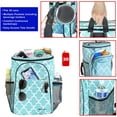 thumbnail image 5 of dbest products Unisex Moroccan Tile Leakproof Polyester Insulated Backpack Lunch Box, 5 of 6